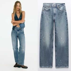 NWT‼️ ZARA | MID-RISE TRF GIRLFRIEND JEANS Size 36/4
